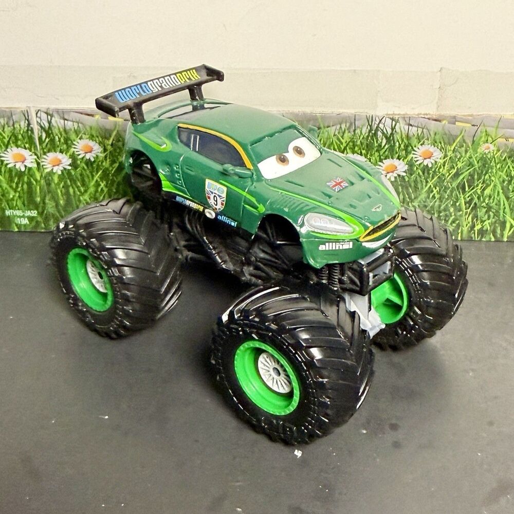 Disney Pixar Cars Custom Monster Truck Nigel Gearsley Next Gen 1:64 Scale USED